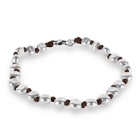 Armband Spadarella Spadini in Silber SPBR275-17.5 MARRONE